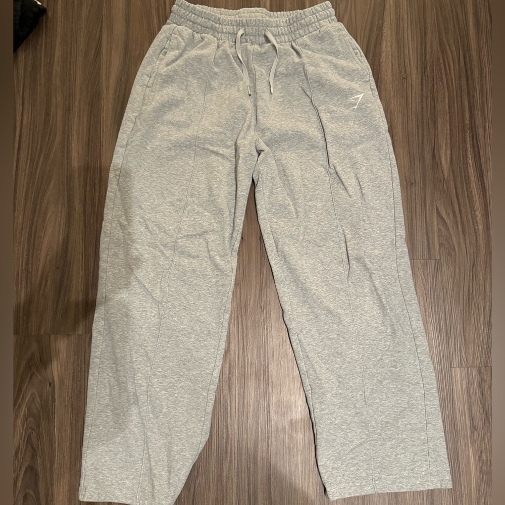 Gymshark Medium Grey Sweatpants - Wide Leg